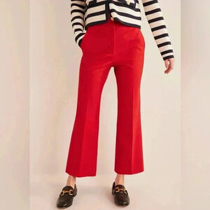 Boden Cropped Flare Trousers Women Sz 6R Business Casual Academia